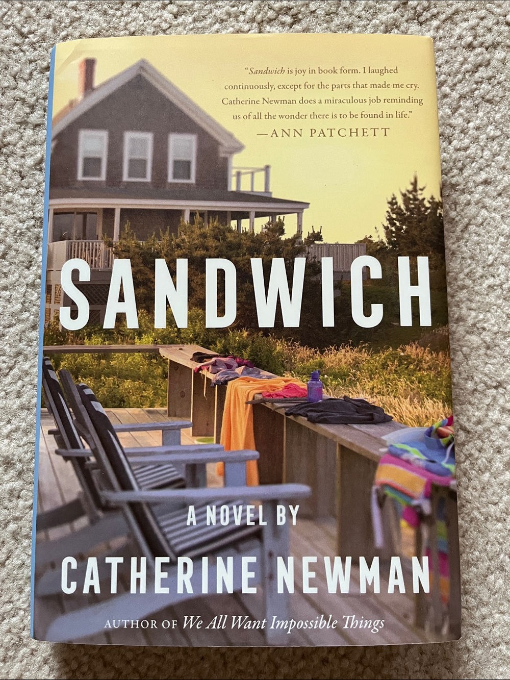 "Sandwich" — Paperback Novel by Catherine Newman